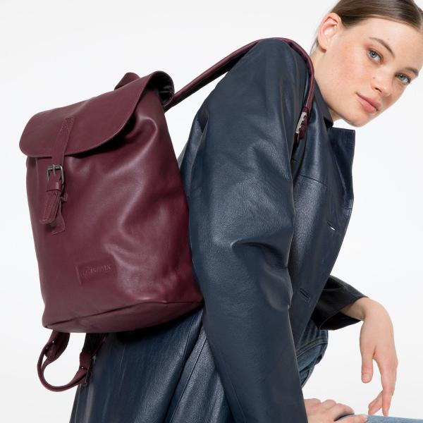 Eastpak Casyl Wine Leather Rucksack